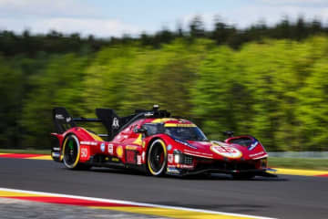 快走止まぬフェラーリが上位独占、トヨタ・ポルシェは全車が一次敗退。中山組レクサスがGT最速【第3戦スパ予選レポート】