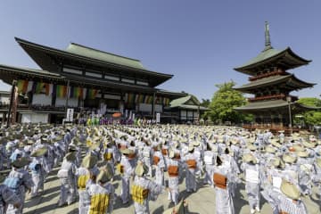 成田山新勝寺で約500人が踊りを披露！「成田山平和大塔まつり奉納総踊り」が5月10日に開催