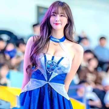 「みんな惚れちまう！」韓国９頭身美女チアが魅せた“高速セクシーポーズ変化”にファン喝采！「永久保存版」「すでにヘビロテ」
