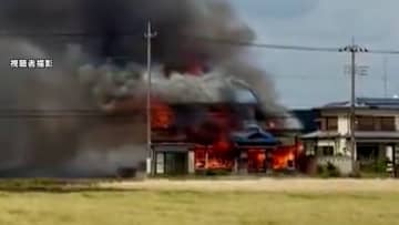木造2階建ての空き家や車など燃えたか…群馬・千代田町で火事相次ぐ