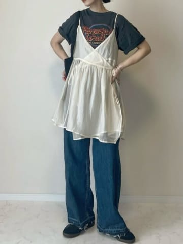 初夏コーデはワイドデニムでおしゃれに垢抜け♡カジュアルすぎない！大人の着回し5style