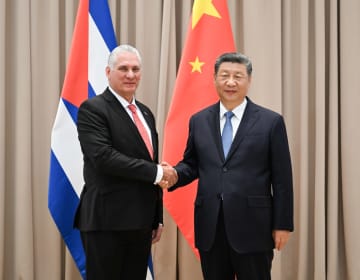 習近平主席、キューバ大統領と会談