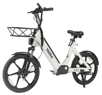 YADEAからママチャリスタイルの特定小型原付「S-01T」、ハセガワモビリティが発売開始