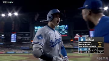 「カモン！」大谷翔平、9回劇的決勝アーチで“吠えた” 驚異の「30/30」弾…打った瞬間、異例の確信バンザイで感情爆発