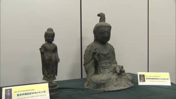 13年前に盗まれ韓国で見つかった仏像　長崎・対馬市の寺の関係者に引き渡される
