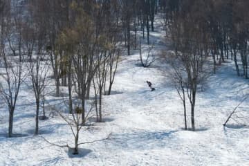 山頂はまだ冬景色！　春になり、近くなった鍋倉山へ【飯山市】