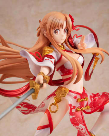「SAO」アスナ、極深スリットで大胆な足さばき！中華風バトルドレス姿で立体化♪ 凛とした視線が印象的な“涼麗佳人ver.”
