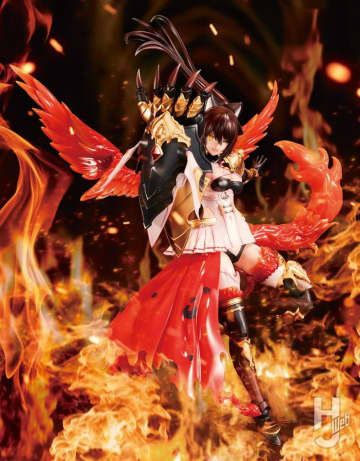 『アルカナディア』の豪快な天使「シャルメド」を早速キットレビュー!!クリアーパーツのグラデーション塗装や毛束の追加で燃え盛る炎と可愛らしさをさらにアップ！