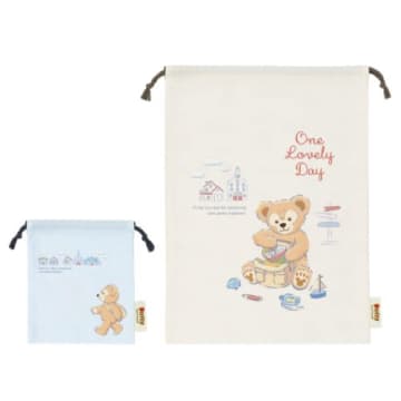 大小2枚で楽しめる ダッフィーデザインのきんちゃく 東京ディズニーシーで新発売