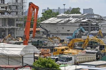 タイ首都で倒壊のビル、捜索終了　死者89人、ミャンマー地震