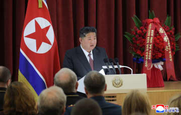 金正恩氏、ロ朝は「血盟関係」　ウクライナ侵攻で共闘
