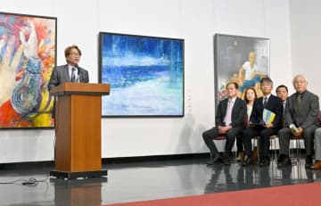 二科茨城支部展が開幕　4部門、会場彩る300点　15日まで　茨城・水戸