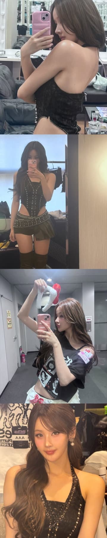 KISS OF LIFE・ベル、美肩＆ウエスト際立つ曲線美…“女神級”セルフィーに悶絶【PHOTO】