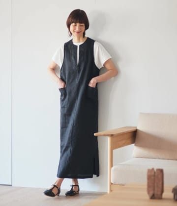 40・50代の“服探し”は【しまむら】で！ サッと着て即おしゃれ♡「大人っぽジャンスカ」