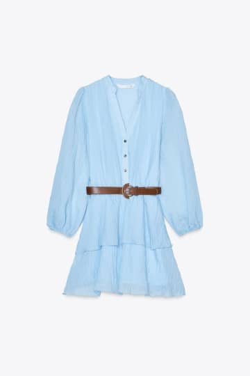 大人こそ【ZARAのブルー】が正解かも！ 着るだけで即おしゃれ♡「垢抜けワンピ」