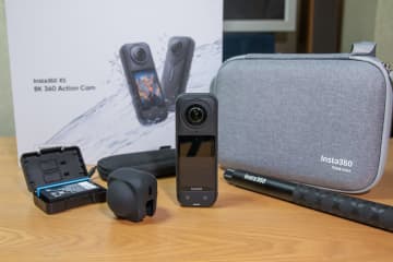 新製品レビュー：Insta360 X5　前モデルから大きくアップデート　360°カメラの決定版