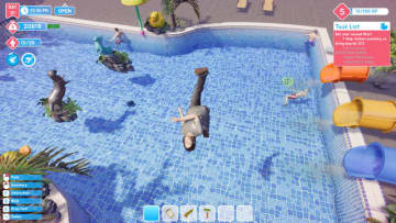 物理演算でカオスなアクションも？自分だけのウォーターパークを作る『Waterpark Simulator』発表！