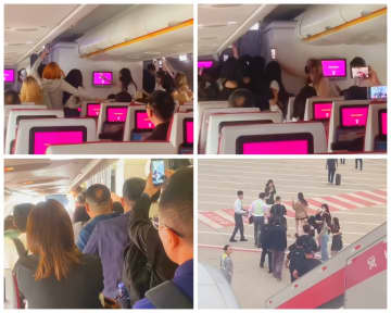 人気ボーイズグループが搭乗していたファーストクラスにファンら押しかけ機内混乱―中国