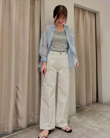 今季はどう着る？【AMERICAN HOLIC】上品見えする♡「最旬シアーシャツコーデ」