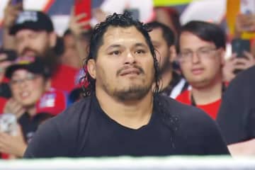 【ＷＷＥ】ジェフ・コブ参戦の〝波紋〟  US王者ファトゥは援護にも不満げ「言いたくても、何も言えん」