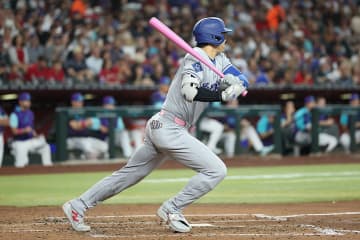 ドジャース・大谷翔平、今季最長更新の9試合連続安打　「母の日」ピンクバットでマルチ安打＆1打点の活躍
