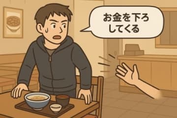牛丼店で無銭飲食「お金を下ろしてくる」と立ち去った男性、何も言わなければ「犯罪」にならなかった？