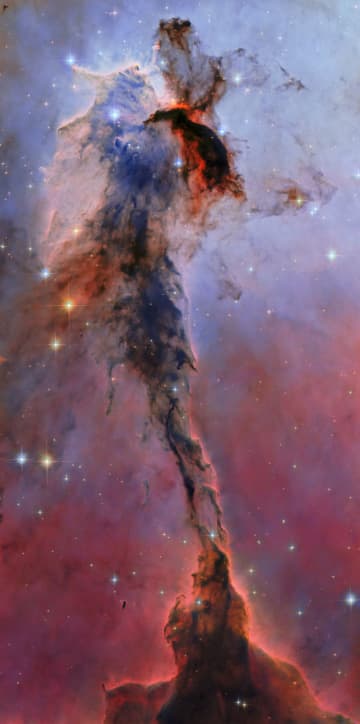 わし星雲にそびえる高さ9.5光年の柱構造【今日の宇宙画像】