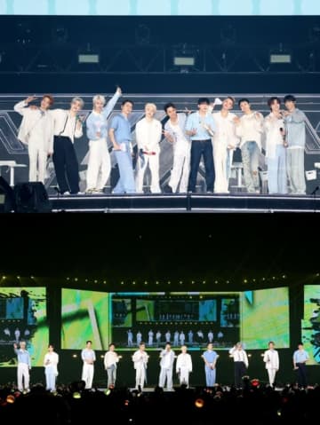 「SEVENTEEN」、日本ファンミーティングに18万人の観客集まる…「最高のアイドルになる」