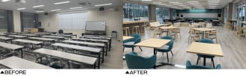オンワードコーポレートデザイン、東京農業大学 第三高等学校の視聴覚室をラーニング・コモンズへリニューアル