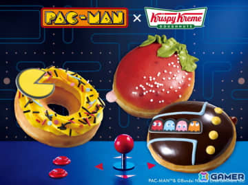 「パックマン」と「クリスピー・クリーム・ドーナツ」がコラボ！ゲームの世界観を表現したコラボドーナツ3種が5月14日より発売