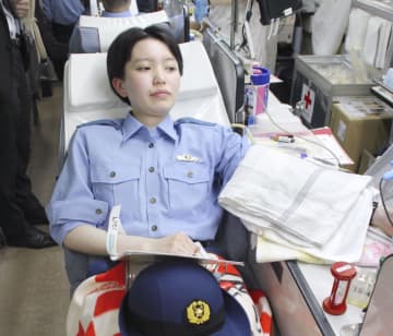 警視庁警察学校生、献血に協力　初任科生のうち137人