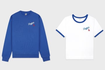ロサンゼルス・ドジャースとスポーティー＆リッチのコラボウェア、“LA”ロゴ入りスウェットやキャップ