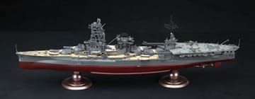 フジミ模型、「1/350 艦船12EX-1 日本海軍航空戦艦 日向(帝国海軍乗組員フィギュア付き)」本日出荷開始