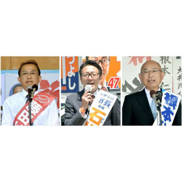 茨城・常陸太田市長選　3新人立候補　三大事業、自動バスで舌戦