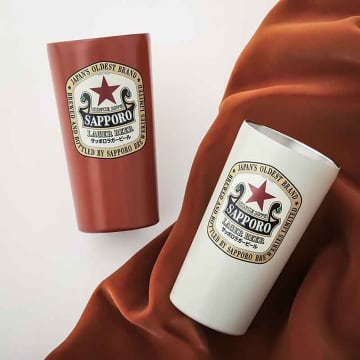 6時間冷たい「サッポロ ラガービール」の真空断熱タンブラー、ローソンなどで発売