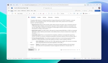 最大3,000ページの「Word」文書もお任せ ～企業向け「Copilot」の要約機能が大進化／分析や議論のまとめ、文書改善のためのコーチングまでAIにお任せ