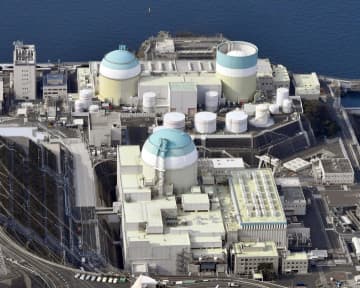資材自然発火で原発火災か　愛媛、四国電伊方2号機