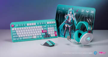 ASUSの「TUF Gaming」から「初音ミク」コラボ製品が登場！キーボード、マウス、マウスパッド、ヘッドセットが6月中旬から発売
