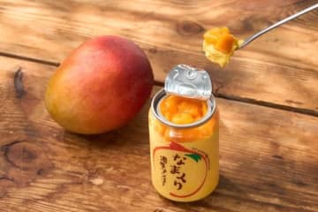 生クリームだけのスイーツ缶「なまくり」濃厚マンゴークリーム×ごろっと果肉の夏限定フレーバー