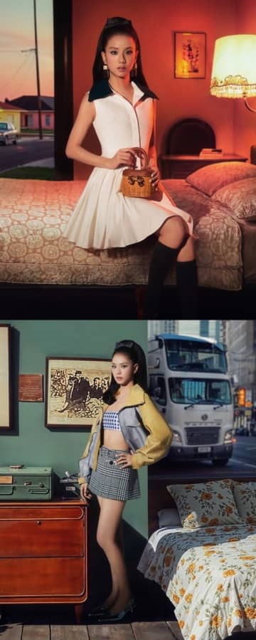 BLACKPINK・ジス、AIを活用した撮影にも馴染む異次元の美しさとスタイル！幻想的な演出に注目