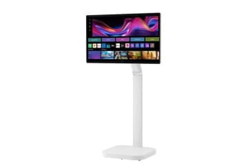 LG、ホイール付きスタンドを備えたタッチ操作対応4Kスマートモニター「Smart Monitor Swing」