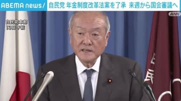 自民党が年金制度改革法案を了承 制度の抜本改革を求める声も