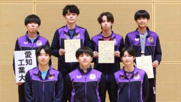 男子1部は愛知工業大学が7季連続104回目の優勝　谷垣佑真が最優秀選手賞を受賞＜2025年度東海学生卓球春季リーグ戦＞