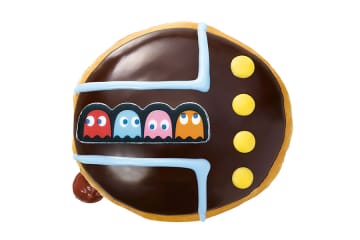 ゴーストをパクパク…「パックマン」のドーナツ誕生、限定箱も