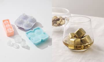 3COINS、溶けない氷「ステンレスアイスキューブ」。バラ/ハート/ダイヤ型の製氷機も登場！