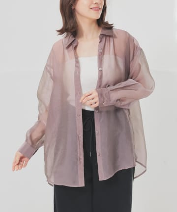 大人のデート服に♡【ハニーズ】の 「シアーシャツ」が最強かも！