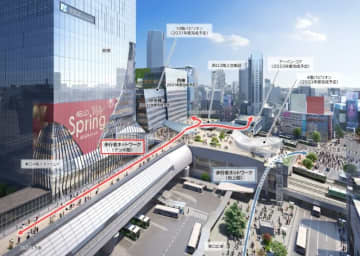 渋谷駅が再開発で変わる！ハチ公前はどうなる？ 東西南北をつなぐ歩行者道や駅前広場も整備！ 全体完成は当初予定から7年先送りに