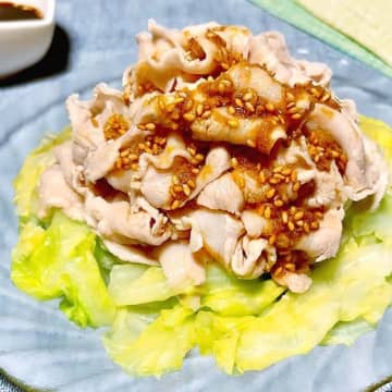 【スプーン1杯入れてみて！】豚しゃぶがふわっふわ！！とろけるほど柔らか食感！！