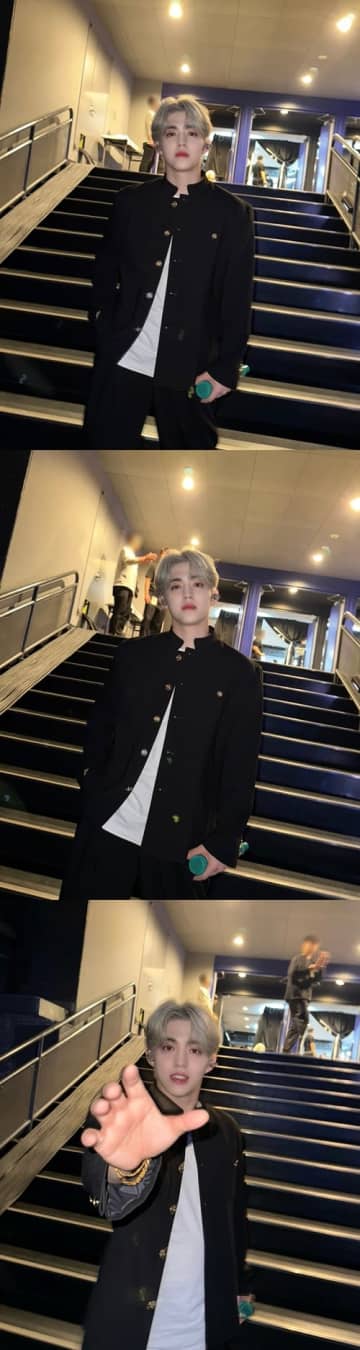 SEVENTEEN・エスクプス、学ラン姿がまるでアニメキャラ！“爆イケビジュ”に「先輩、反則です」【PHOTO】
