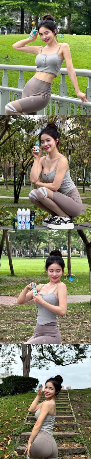 ヘルシーな美貌に釘付け！韓国チアガールの大胆レギンス姿にファン熱視線「ハンパない！」【PHOTO】